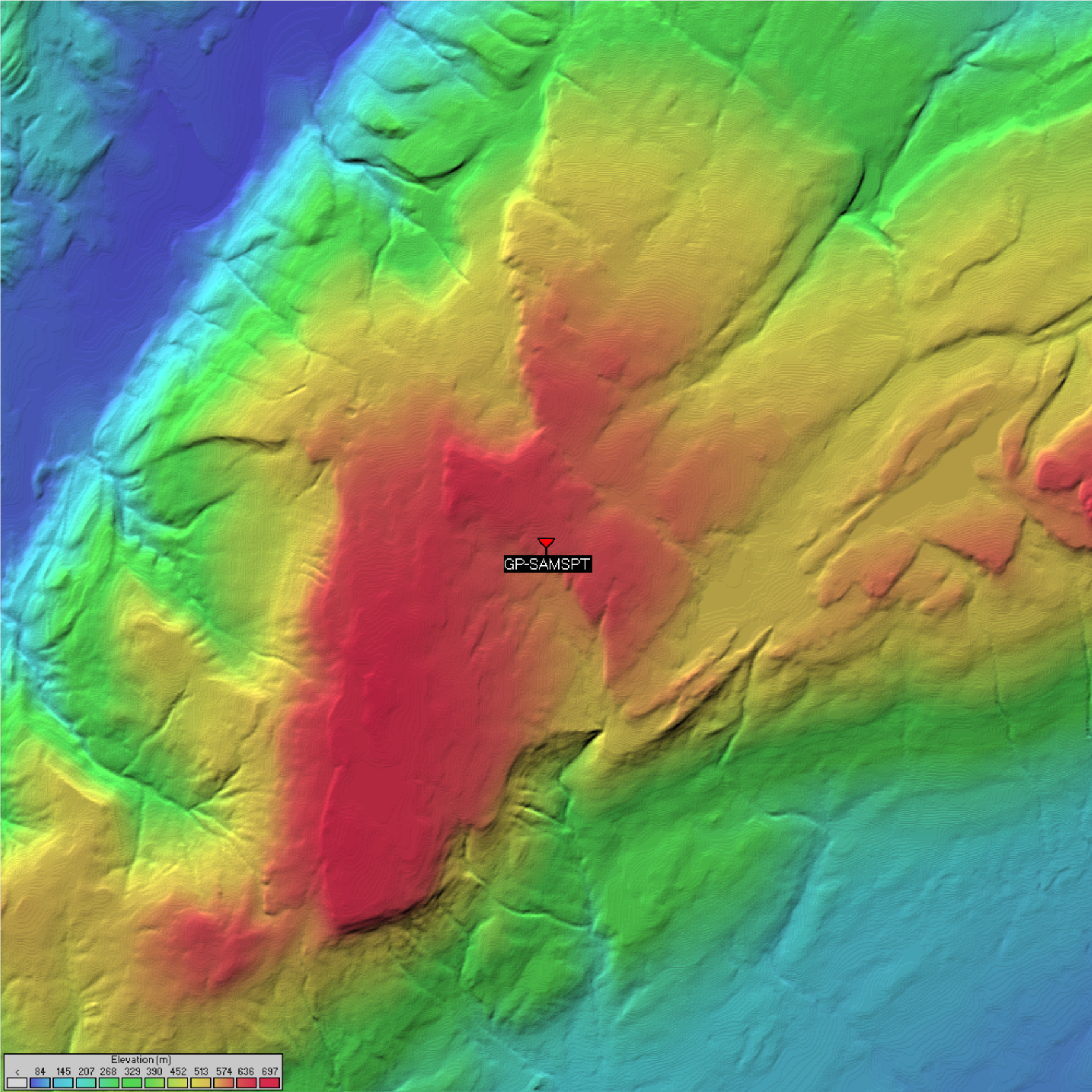 GP-SAMSPT - Radio Mobile SRTM 0.3