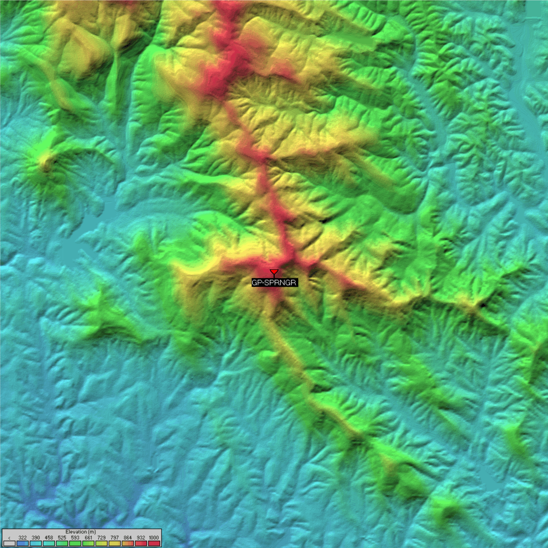 GP-SPRNGR - Radio Mobile SRTM 0.3